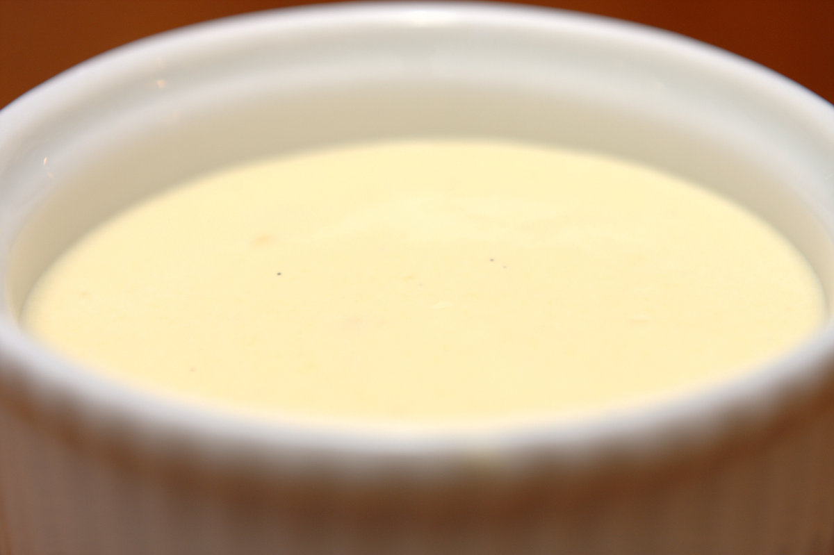 Homemade vla in a glass